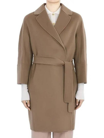 Women s Arona Virgin Wool Coat Camel 2429016111600 045 - MAX MARA - BALAAN 1