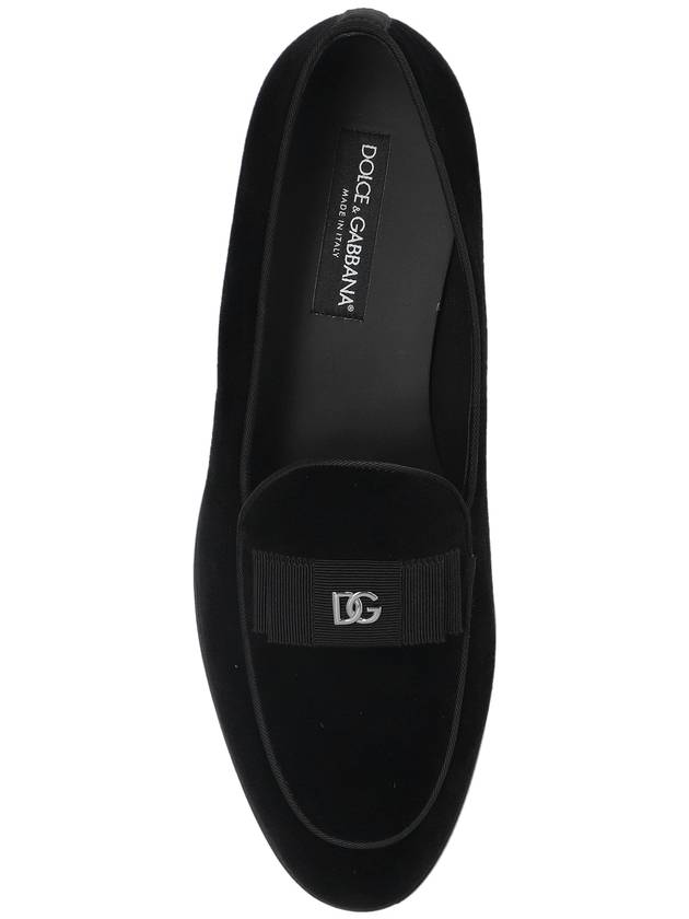 Dolce & Gabbana Shoes With Logo, Men's, Black - DOLCE&GABBANA - BALAAN 6