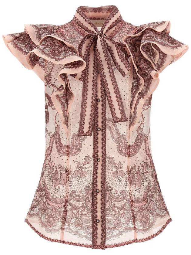 Zimmermann 'Crush Frilled' Shirt - ZIMMERMANN - BALAAN 1