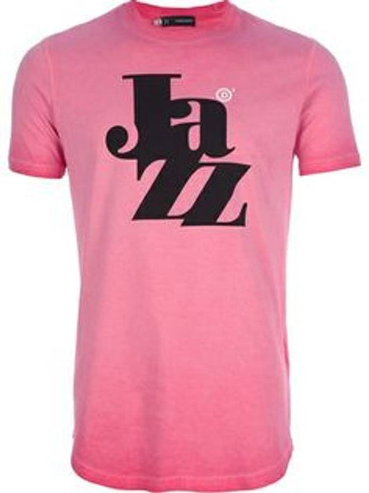 Jazz Gradient Short Sleeve T-Shirt Pink - DSQUARED2 - BALAAN 1