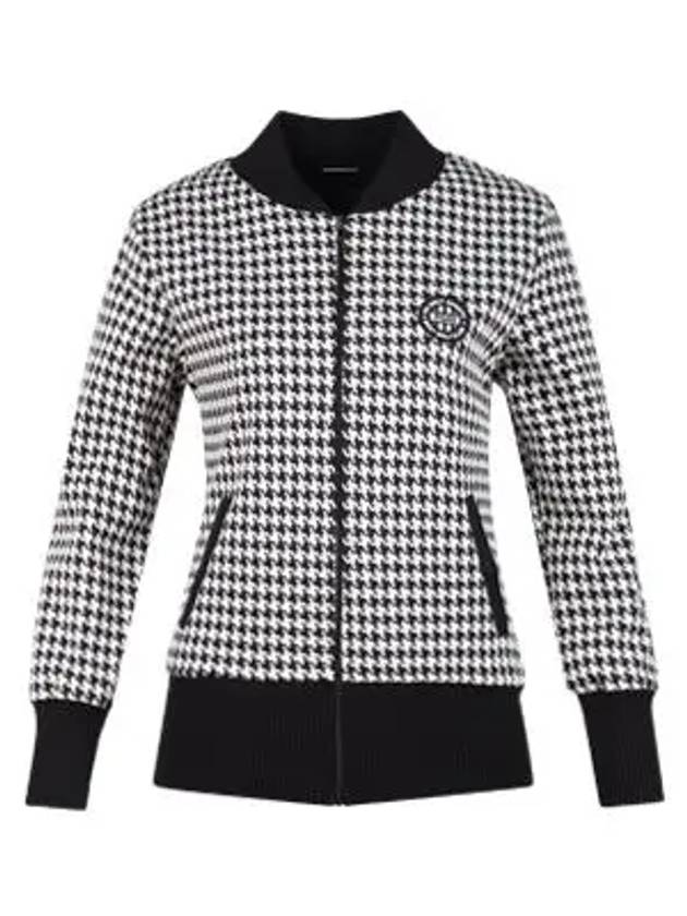 Women s swallow pattern full zip up jumper JB4A841W - LUX GOLF - BALAAN 3