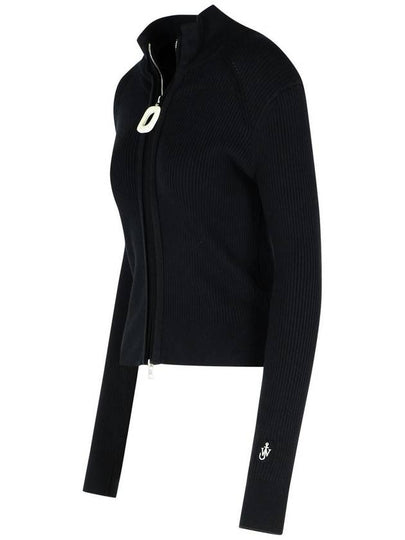 JW Anderson Black Cotton Blend Sweater - JW ANDERSON - BALAAN 2