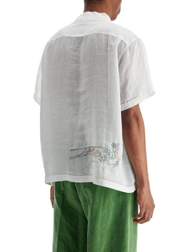 embroidered linen shirt - BODE - BALAAN 3