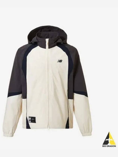 Unicolor Block Warm up Jacket 60 Charcoal - NEW BALANCE - BALAAN 1