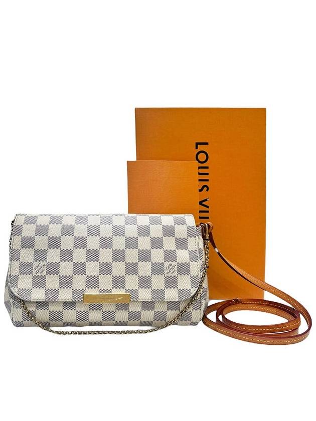 N41275 Damier Azur Favorite MM Cross Bag - LOUIS VUITTON - BALAAN 9