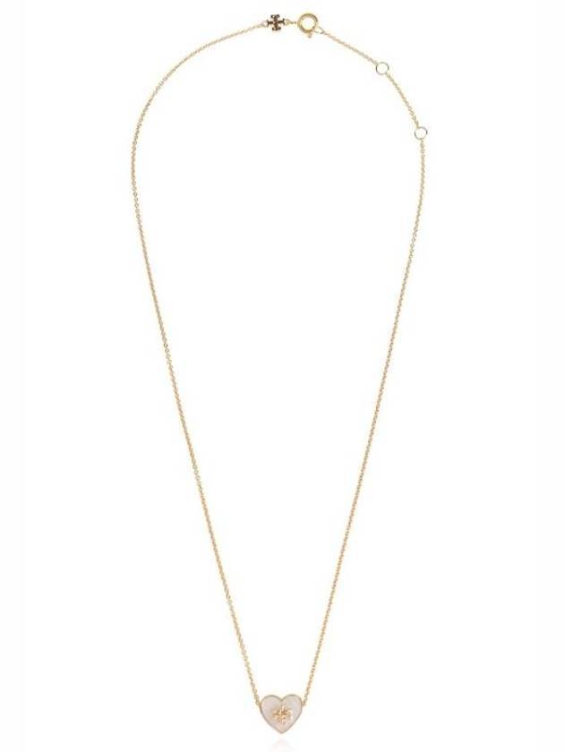 Kira Heart Pendant Necklace Gold - TORY BURCH - BALAAN 1