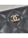 Medium Classic Clutch Bag Caviar Leather & Gold Black - CHANEL - BALAAN 5