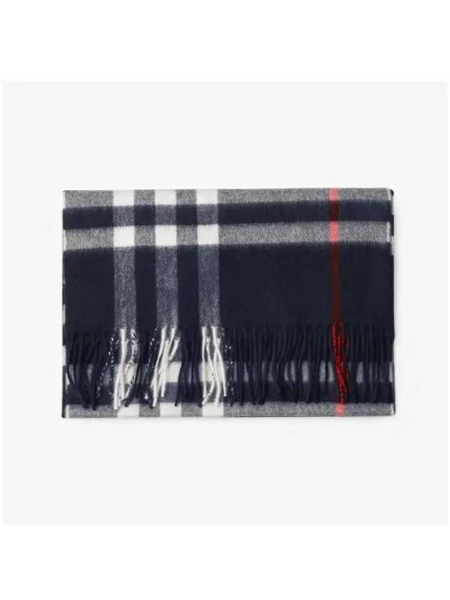 Classic Check Cashmere Scarf Grey - BURBERRY - BALAAN 3