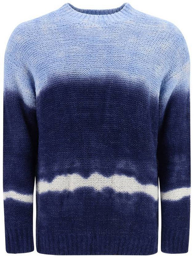 Henley Crew Neck Knit Top Blue - ISABEL MARANT - BALAAN 1