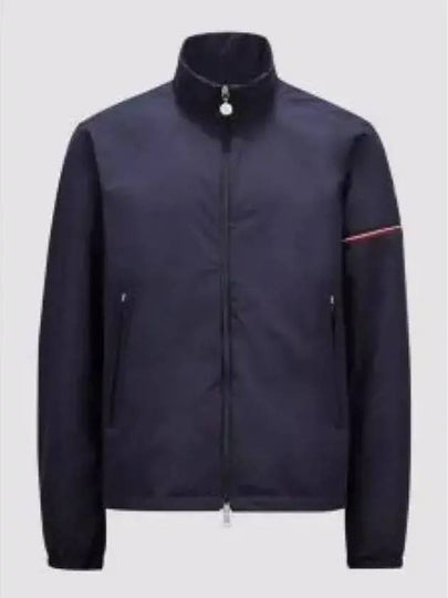 Ruinette Logo Patch Nylon Zip Up Jacket Navy - MONCLER - BALAAN 2