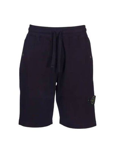 Wappen Patch Old Regular Fit Shorts Black - STONE ISLAND - BALAAN 2