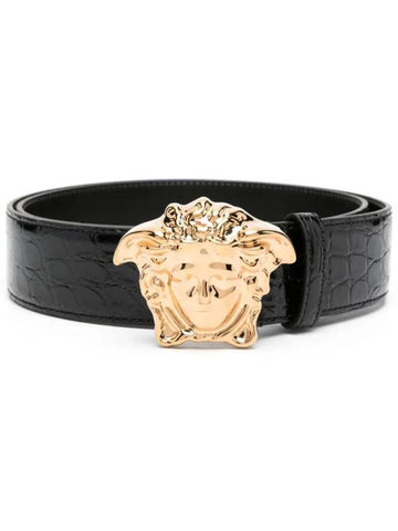 Medusa Head Leather Belt DCU41401A08711 - VERSACE - BALAAN 1