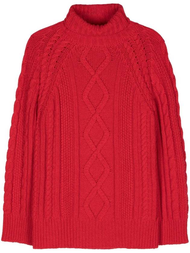 Forte_Forte Soft Wool Oversized Aran Sweater Clothing - FORTE FORTE - BALAAN 1