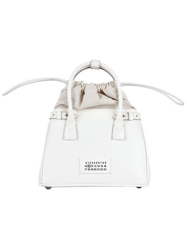 5AC Mini Drawstring Tote Bag White - MAISON MARGIELA - BALAAN 2