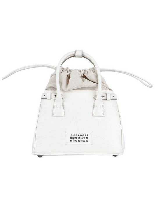 5AC Mini Drawstring Tote Bag White - MAISON MARGIELA - BALAAN 2