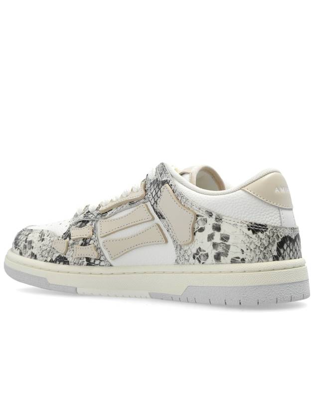 Amiri Sneakers Snake Top Low, Women's, Cream - AMIRI - BALAAN 5