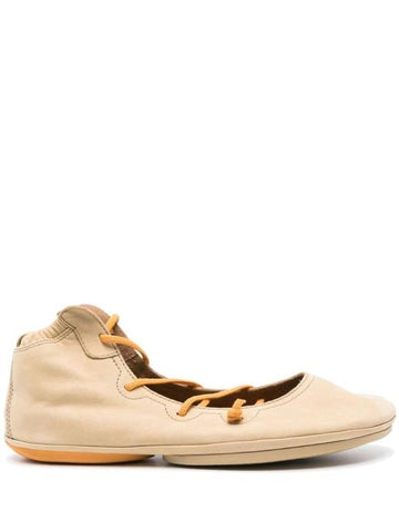 Right Leather Ankle Flat Beige - CAMPER - BALAAN 1