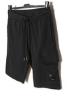 Men's Mid Rise Shorts Black - CP COMPANY - BALAAN.