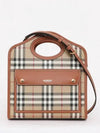 Check Mini Pocket Tote Bag Beige - BURBERRY - BALAAN 2