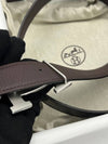 Reversible Leather Strap 32mm Belt Black - HERMES - BALAAN 4