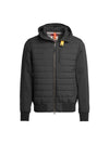 Gordon Hybrid Padded Zip-Up Jacket Black - PARAJUMPERS - BALAAN 1