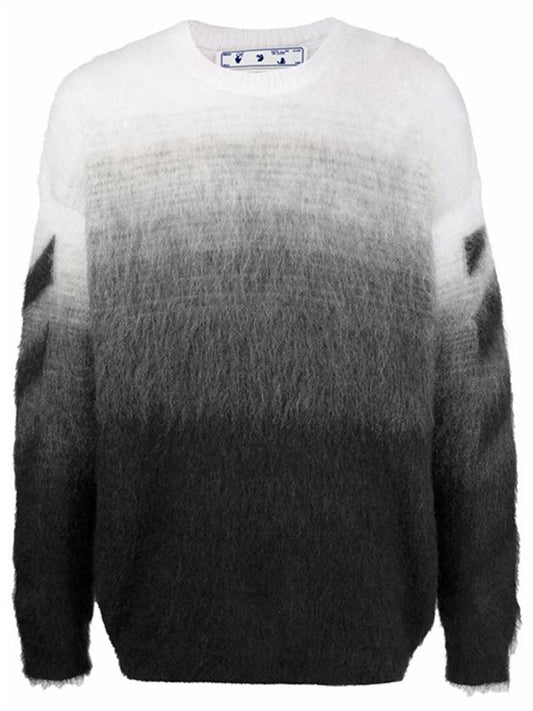 block wool knit white black - OFF WHITE - BALAAN 1