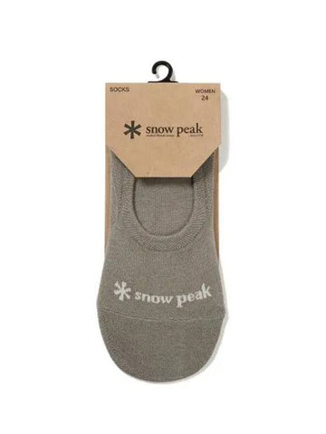 Short Sneakers Socks Fog Gray S24MUFSO83 - SNOW PEAK - BALAAN 1