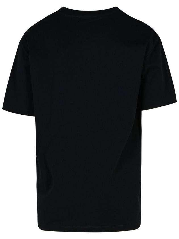 Balmain Black Cotton T-Shirt - BALMAIN - BALAAN 3