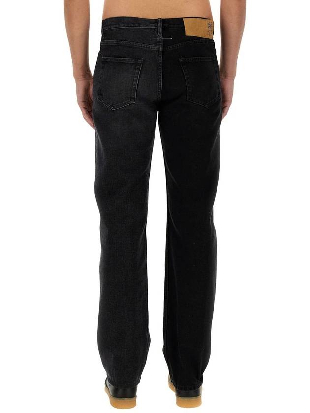 Half And Half 5 Pocket Jeans Black - MAISON MARGIELA - BALAAN 4