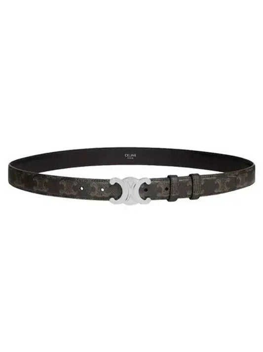 Triomphe Canvas Belt Black - CELINE - BALAAN 2