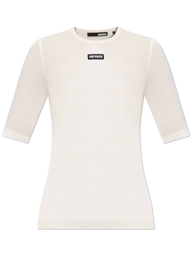 ROTATE Logo Top, Women's, White - ROTATE - BALAAN 1