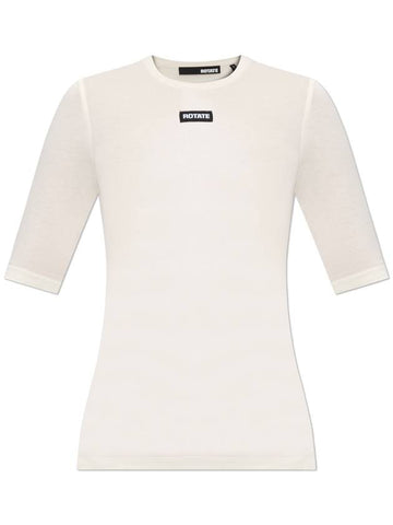 ROTATE Logo Top, Women's, White - ROTATE - BALAAN 1