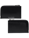 Zipper Card Wallet Black - ALEXANDER MCQUEEN - BALAAN 2