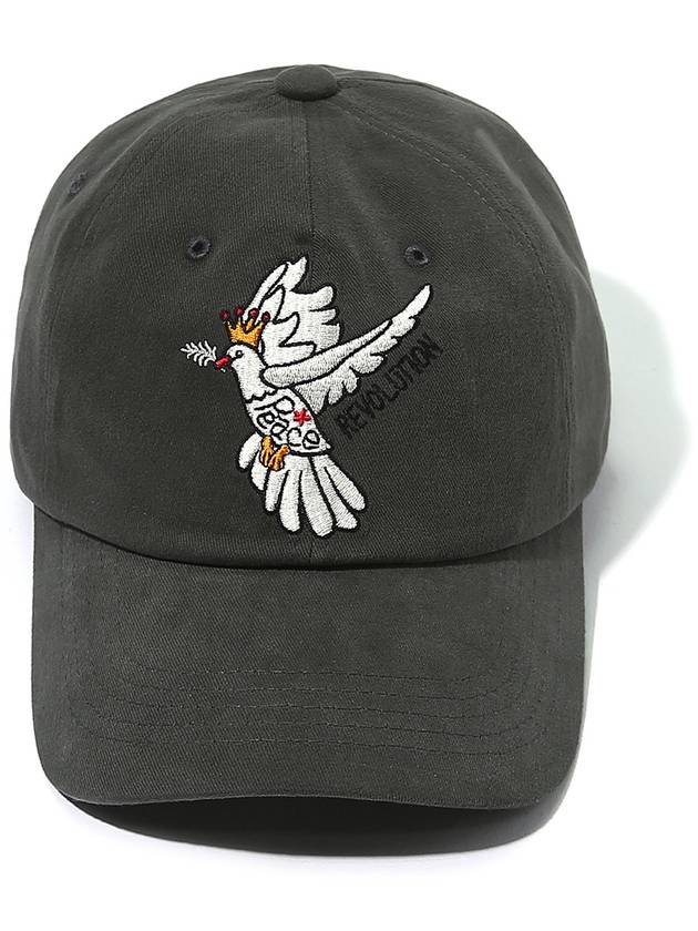 Peace and Love Bird Cap Darkgrey - OGARP - BALAAN 7