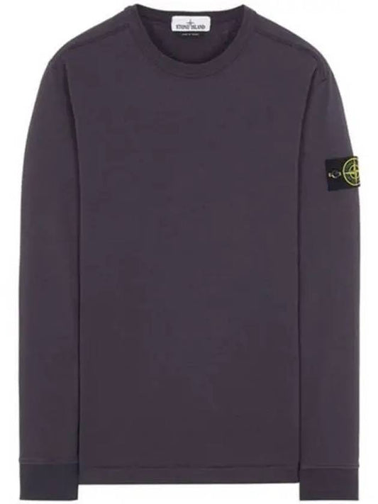 Wappen Patch Crew Neck Sweatshirt Dark Blue - STONE ISLAND - BALAAN 2