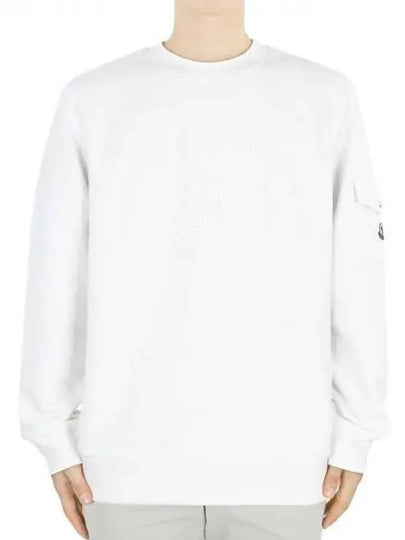 Cotton Sweatshirt White - MONCLER - BALAAN 2