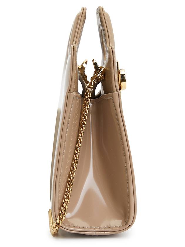 Wanda Micro Cross Bag Beige - SALVATORE FERRAGAMO - BALAAN 4