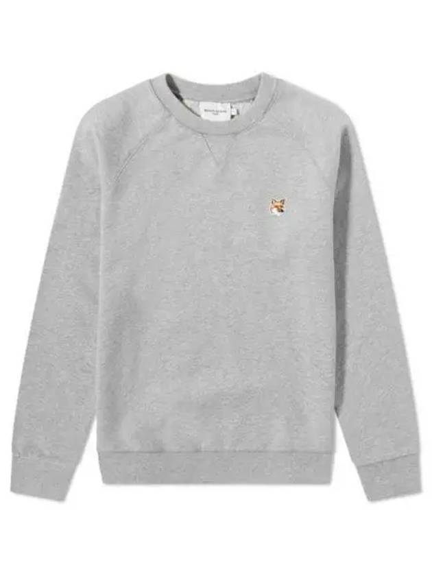 Fox Head Patch Classic Sweatshirt Grey Melange - MAISON KITSUNE - BALAAN 2