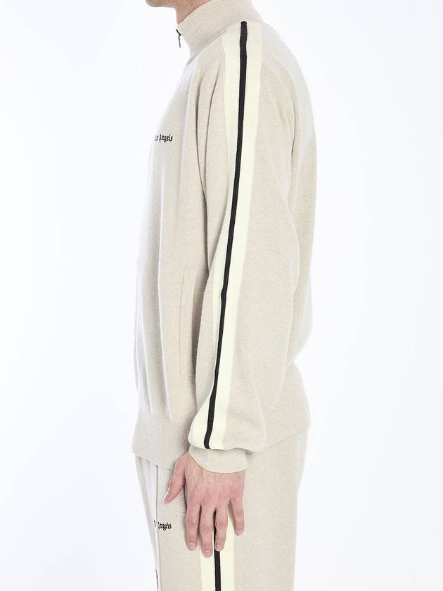 Track Jacket In Wool And Cashmere - PALM ANGELS - BALAAN 3