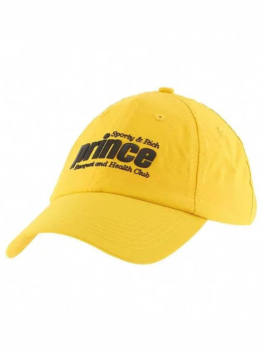 Prince Nylon Ball Cap Yellow - SPORTY & RICH - BALAAN 1