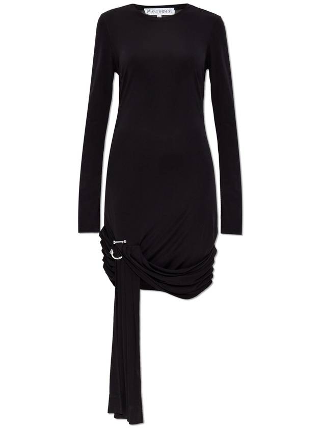 JW Anderson Long Sleeve Dress, Women's, Black - JW ANDERSON - BALAAN 1