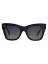 S004 Polarized Lenses Cat Eye Sunglasses Black - CELINE - BALAAN 1