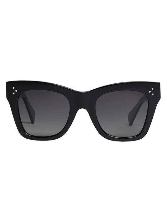 S004 Polarized Lenses Cat Eye Sunglasses Black - CELINE - BALAAN 1