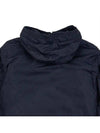 Men's Garment Dyed Crinkle Reps Recycled Nylon Primaloft TC Hooded Jacket Navy - STONE ISLAND - BALAAN 7