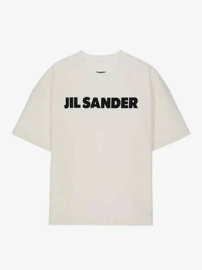 Men's Logo Cotton Short Sleeve T-Shirt White - JIL SANDER - BALAAN 2