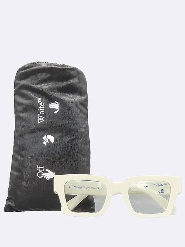 OW40001U white color side logo sunglasses - OFF WHITE - BALAAN 1