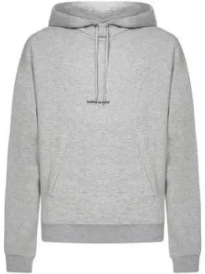 Mini Logo Hoodie Grey - SAINT LAURENT - BALAAN 2