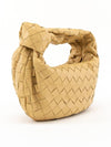 Jodie Intreciato Small Tote Bag Almond - BOTTEGA VENETA - BALAAN 3