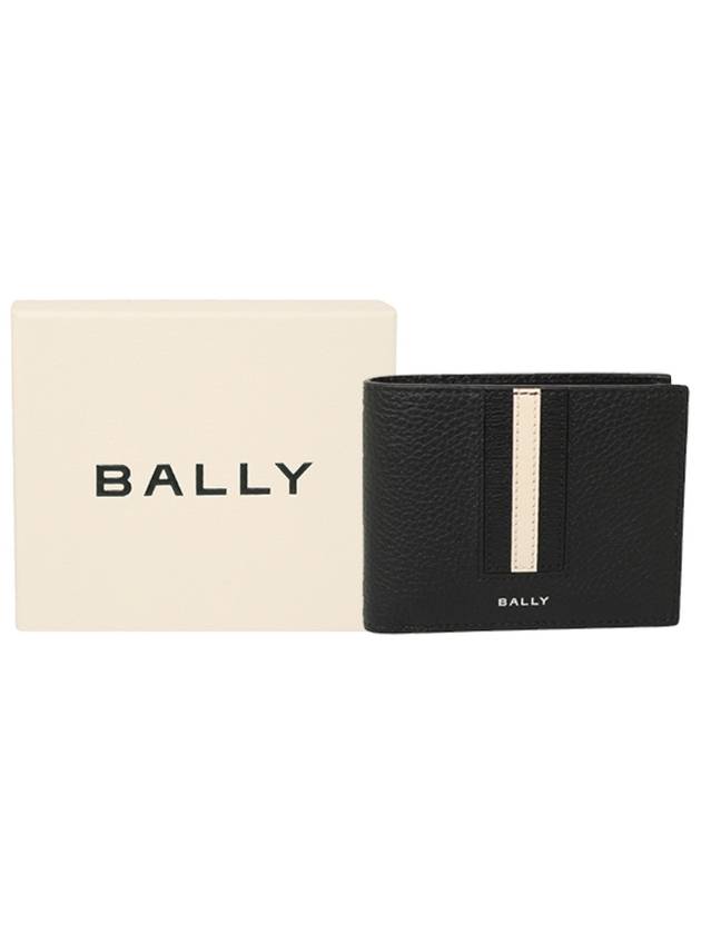 Half wallet RBN BIFOLD ID U901P BLACK Men's half wallet - BALLY - BALAAN 5