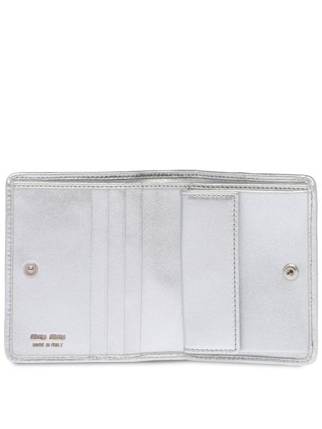 matelassé nappa leather wallet - MIU MIU - BALAAN 4